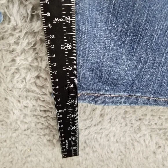 Levis Jeans Womens 12 Blue  515 Bootcut Mid Rise Stretch V Pocket - Picture 7 of 13